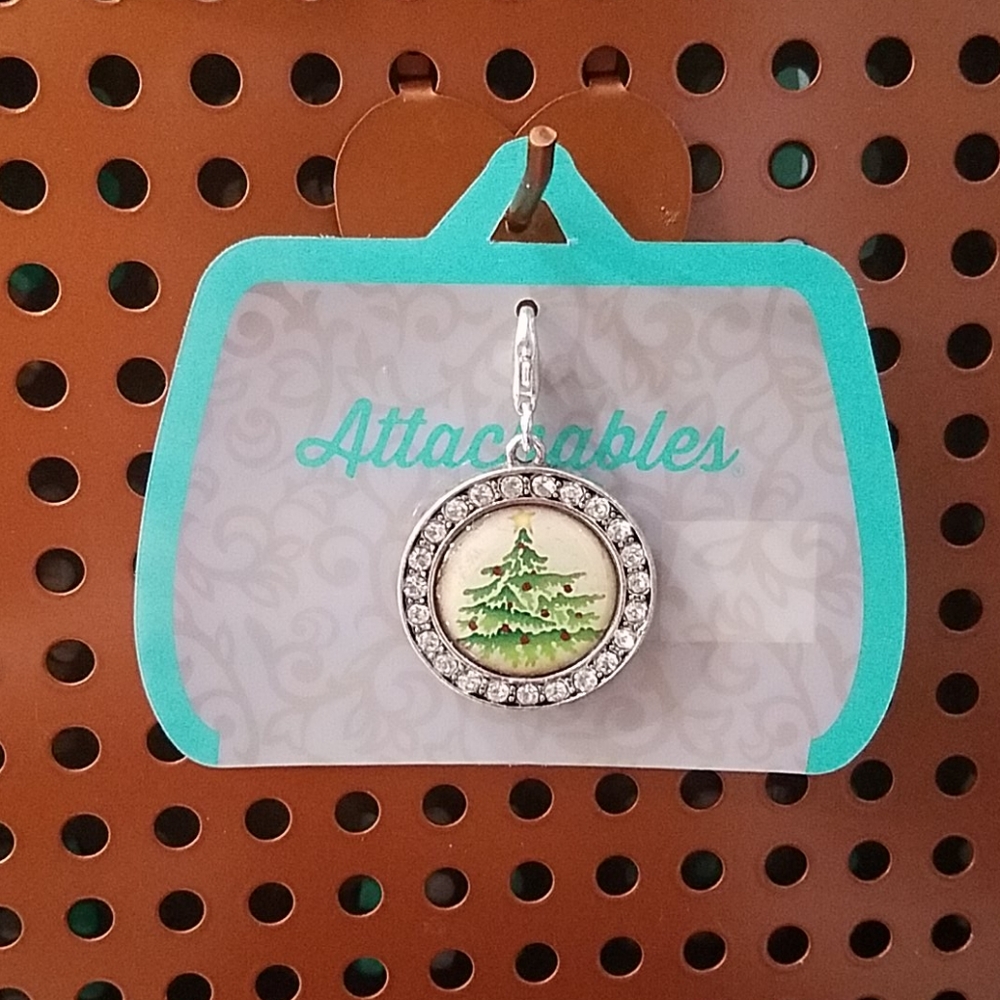 Christmas tree purse charm